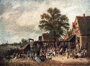 TENIERS, David the Younger The Village Feast gh oil painting on canvas